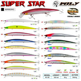 Wily Süper Star 18.5 cm 36 gr Maket Yem (Sinking)